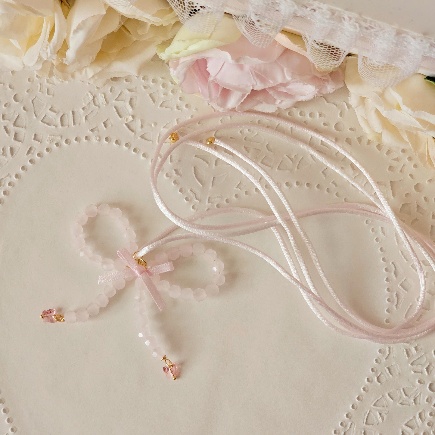 Summer in Pink Choker Necklace