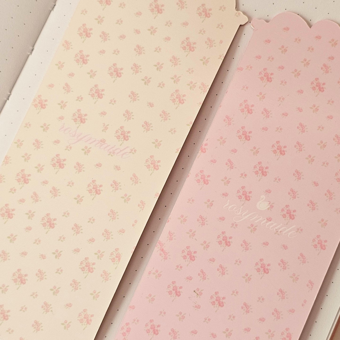 Glitter Heart Bookmarks