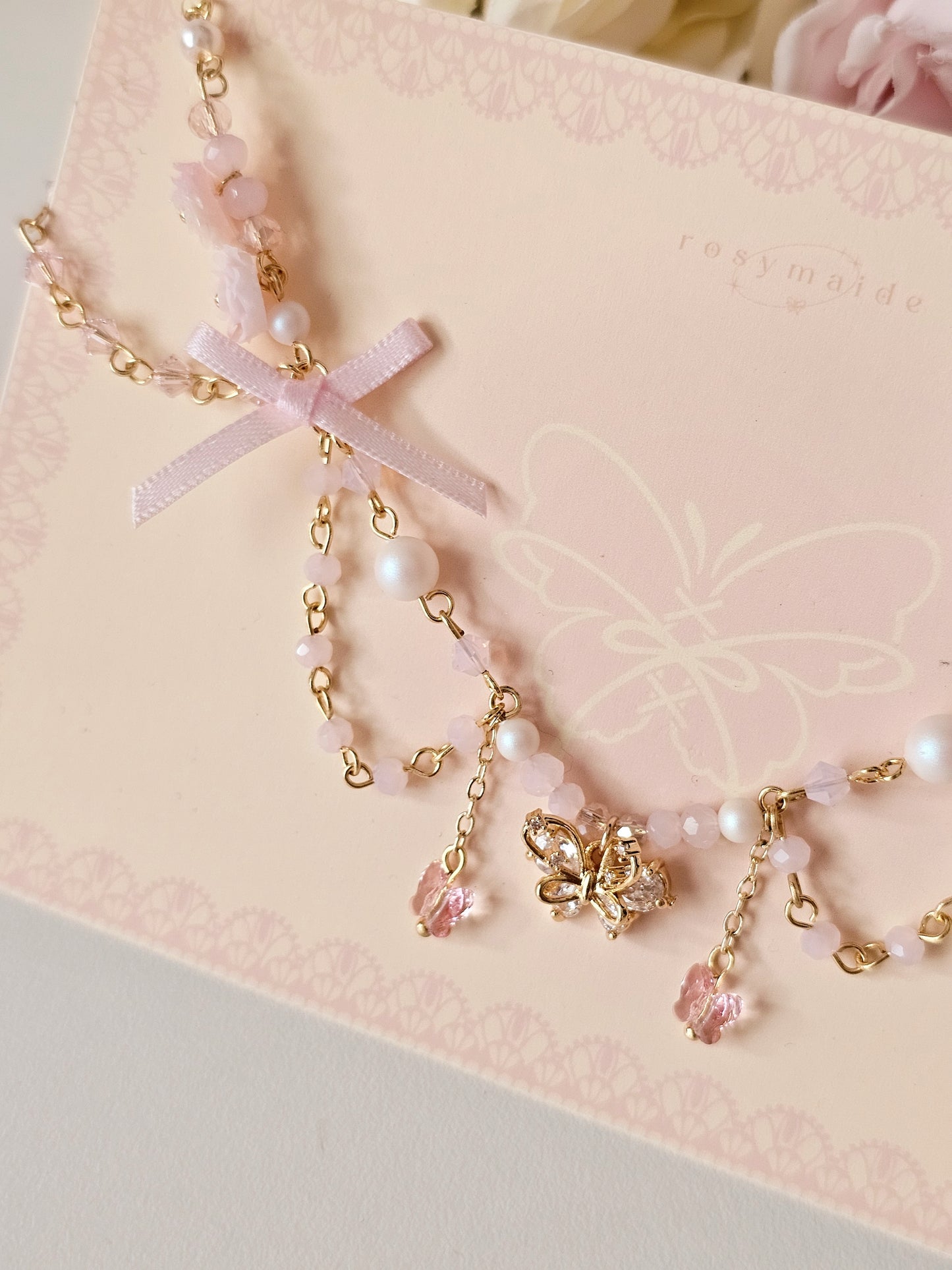 Butterfly Crystal Necklace