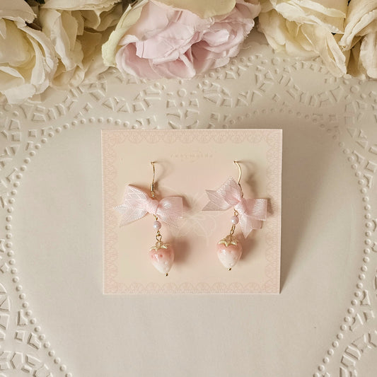 Petit Strawberry Earrings