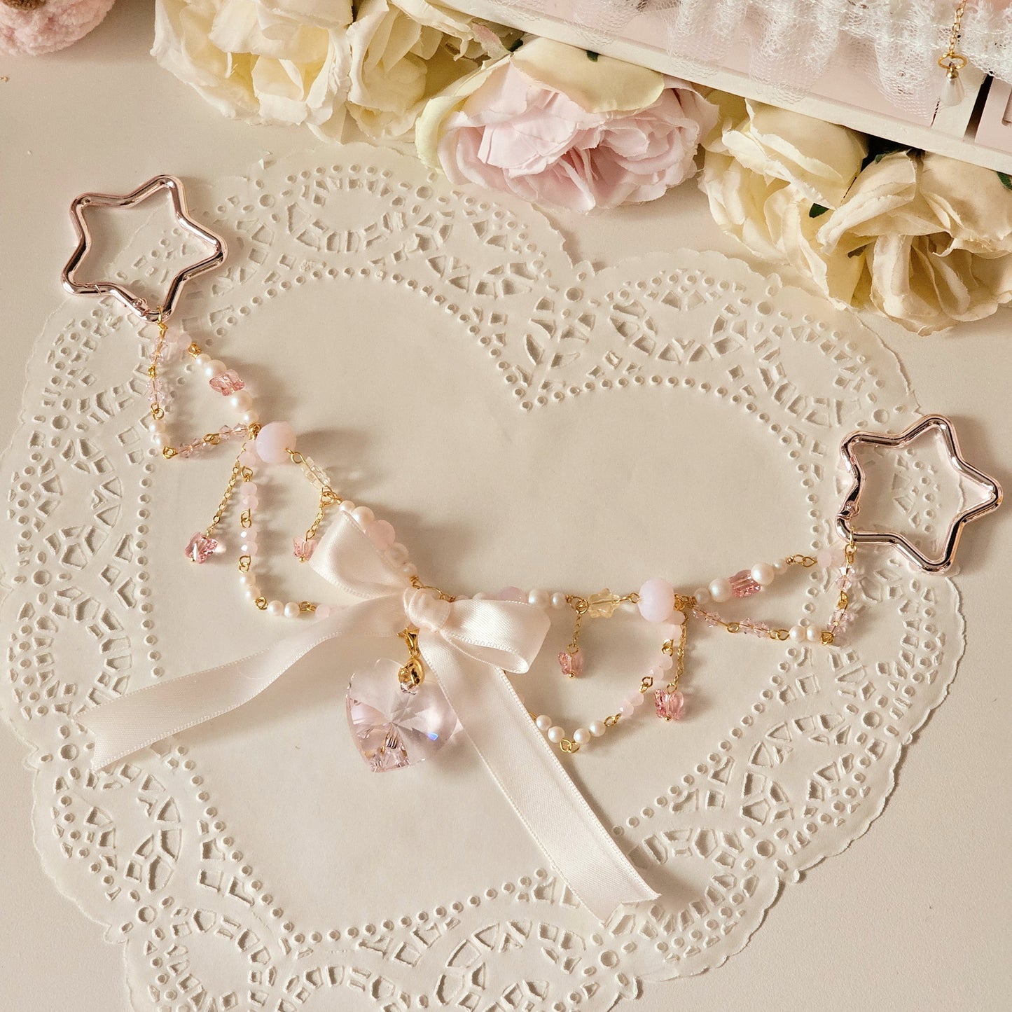 Summer in Pink Bag Chains
