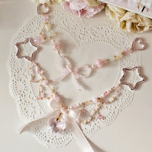 Summer in Pink Bag Chains
