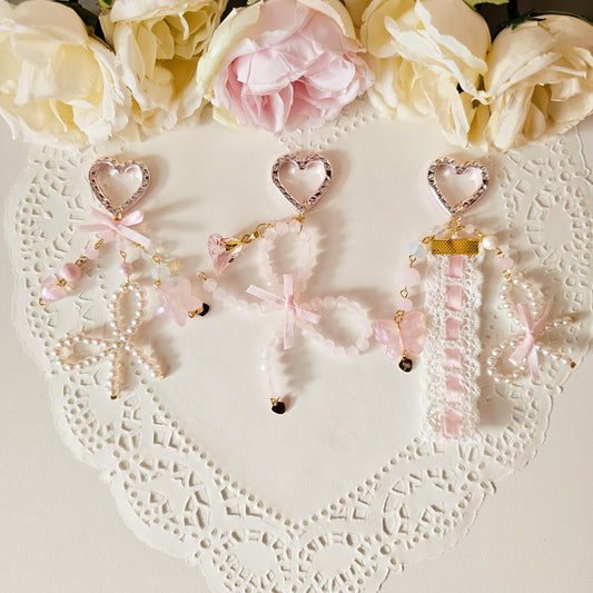 Summer in Pink Keychains