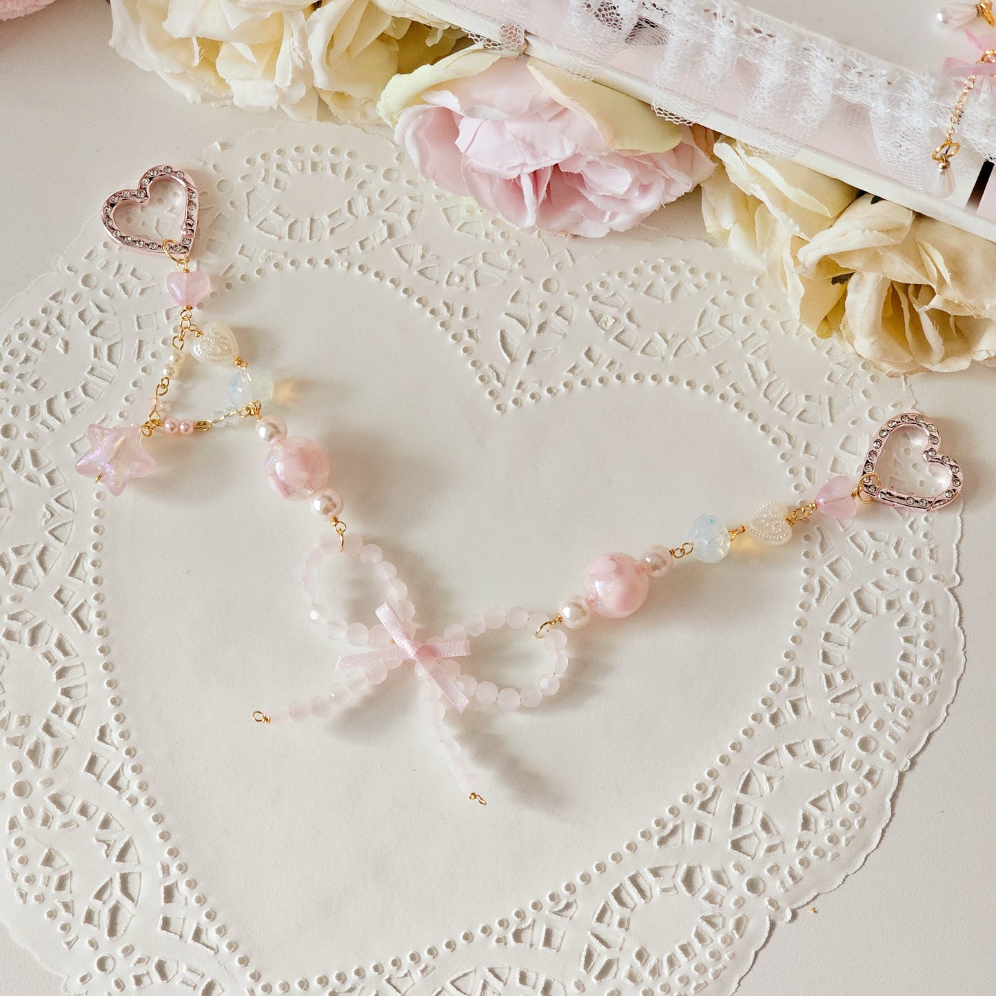 Summer in Pink Bag Chains