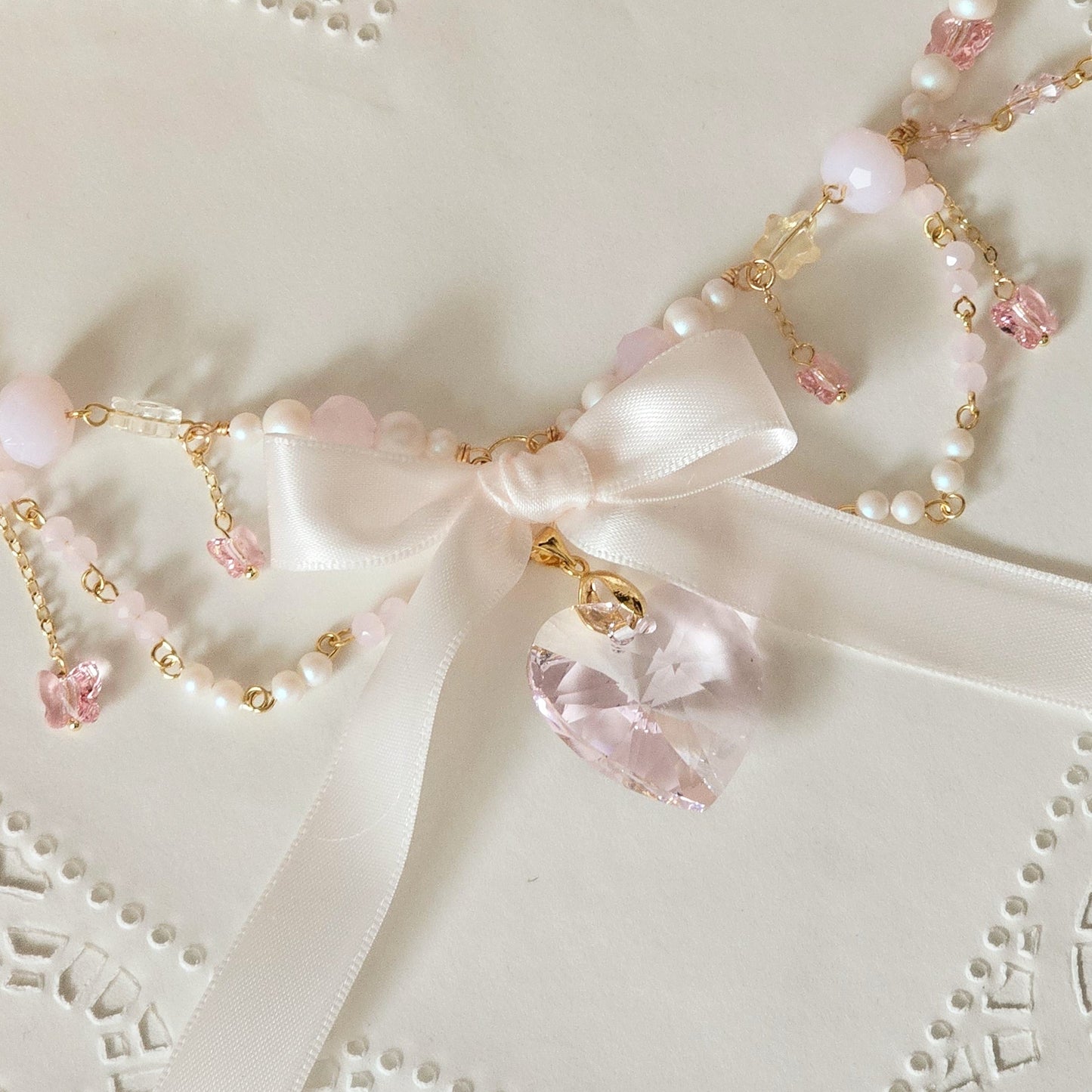 Summer in Pink Bag Chains