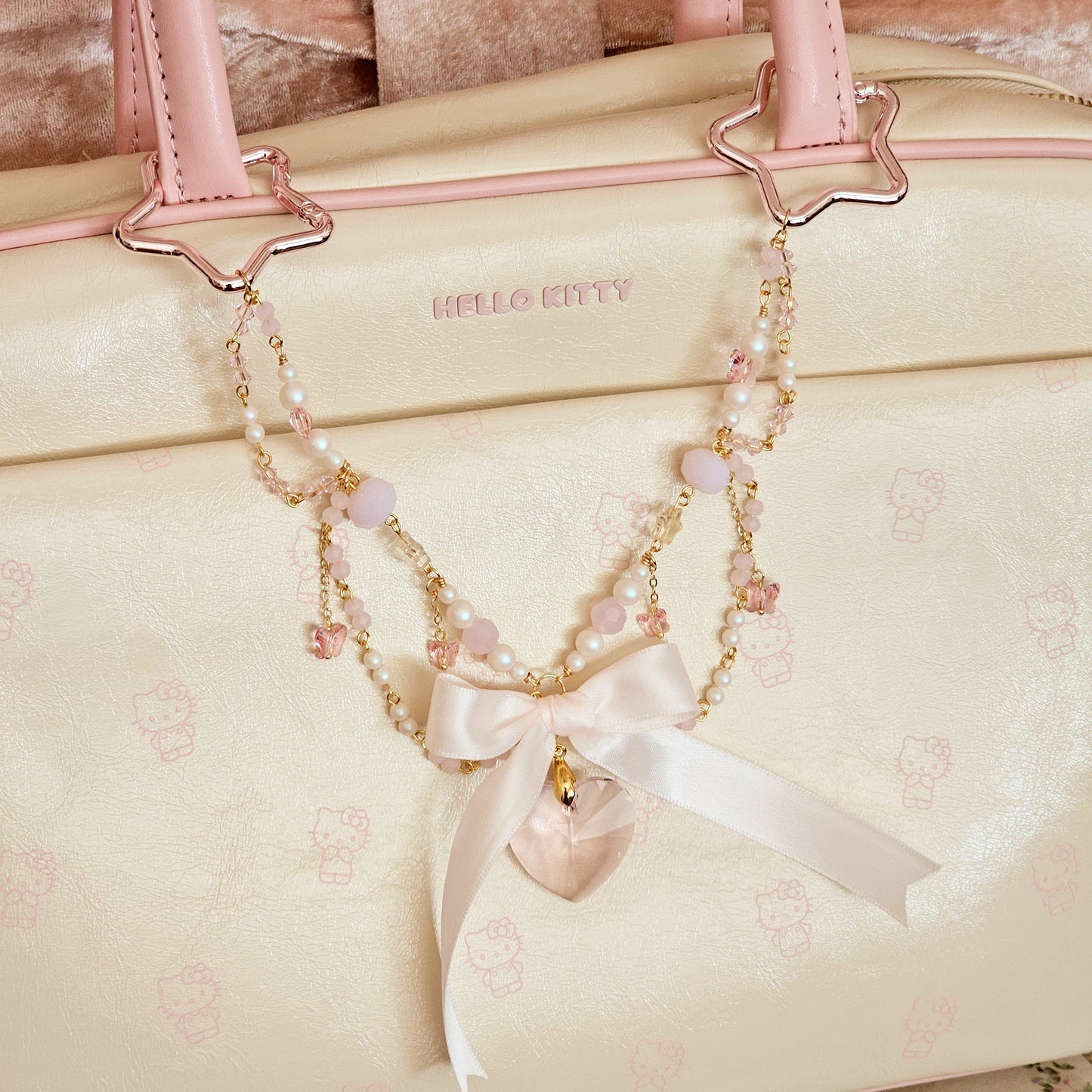 Summer in Pink Bag Chains