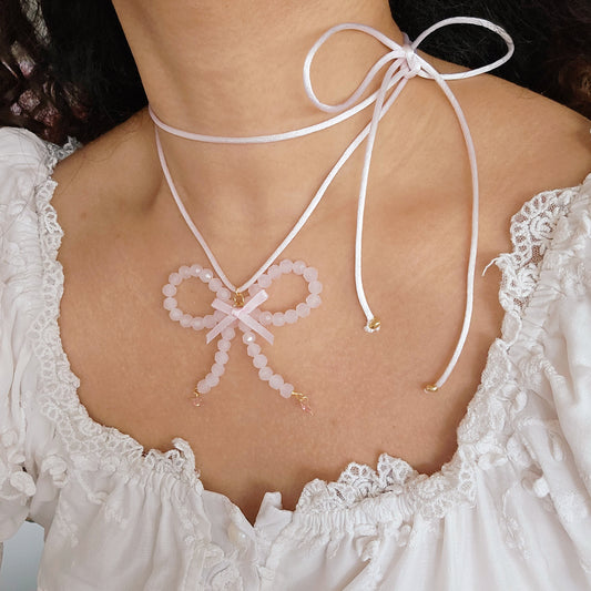 Summer in Pink Choker Necklace
