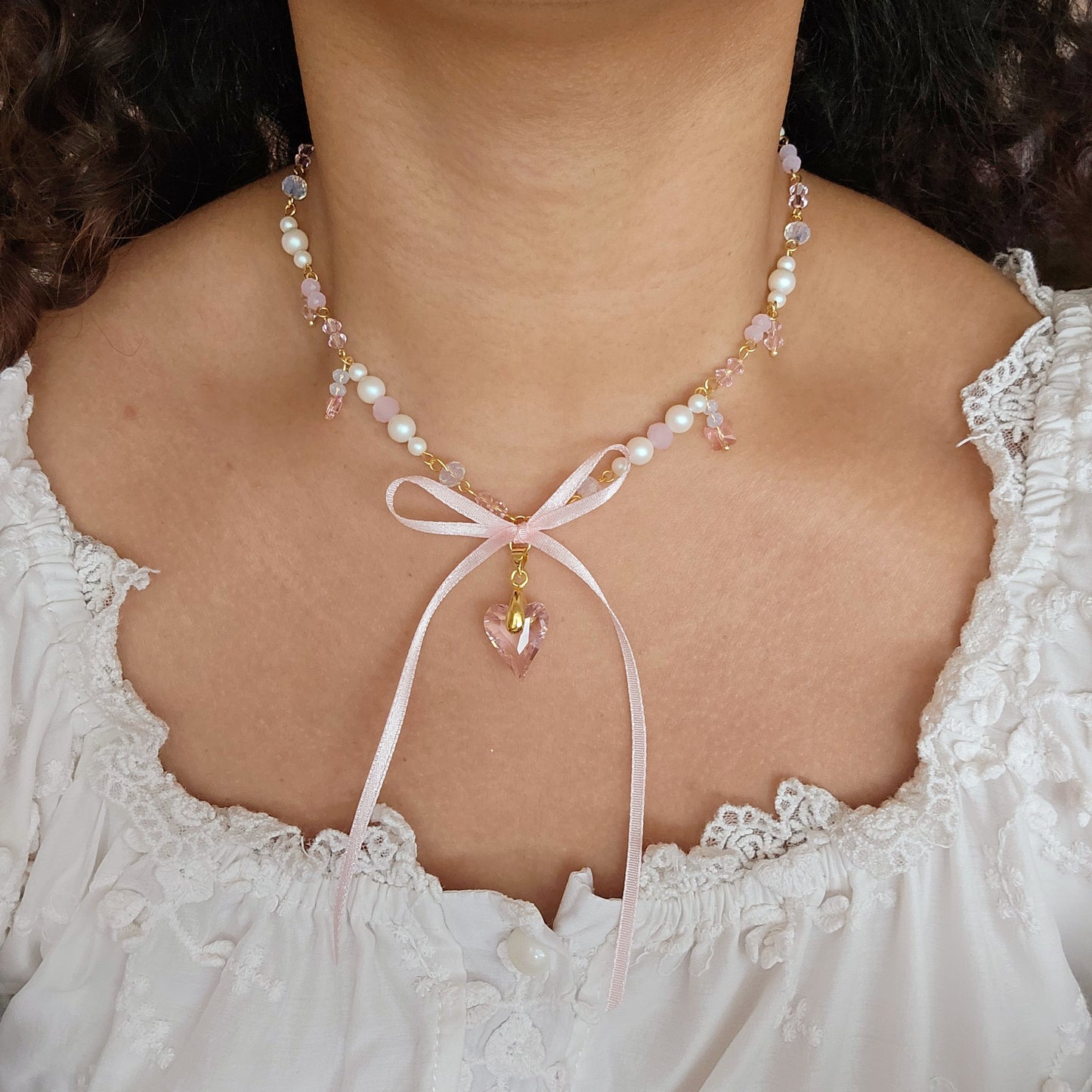 Summer in Pink Necklace